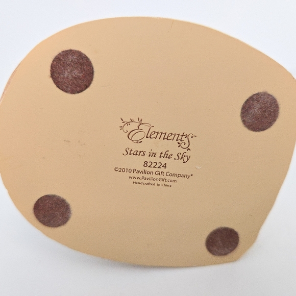 Angel Ivory Silver Sympathy Grief Large 9" Figurine- Pavilion Gift Stars in Sky - Picture 7 of 7